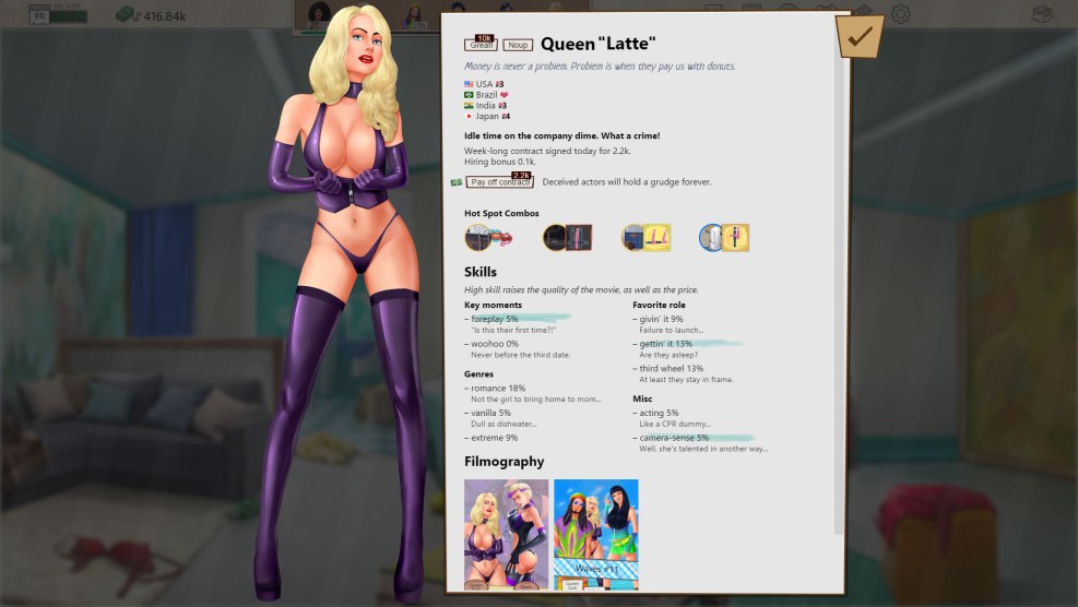Hacking game Porno Studio Tycoon
