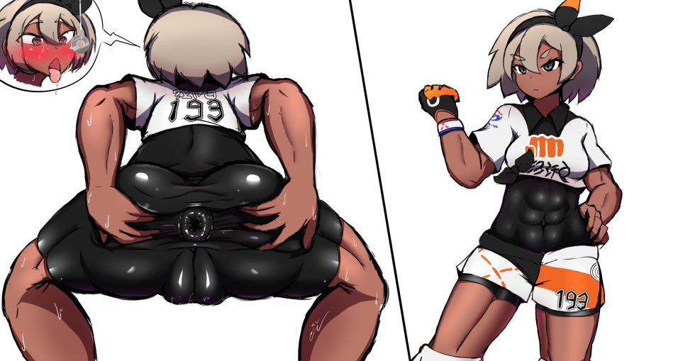 Anime Hentai in leggings