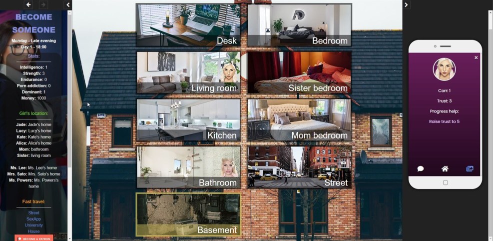 Pornographic computer games