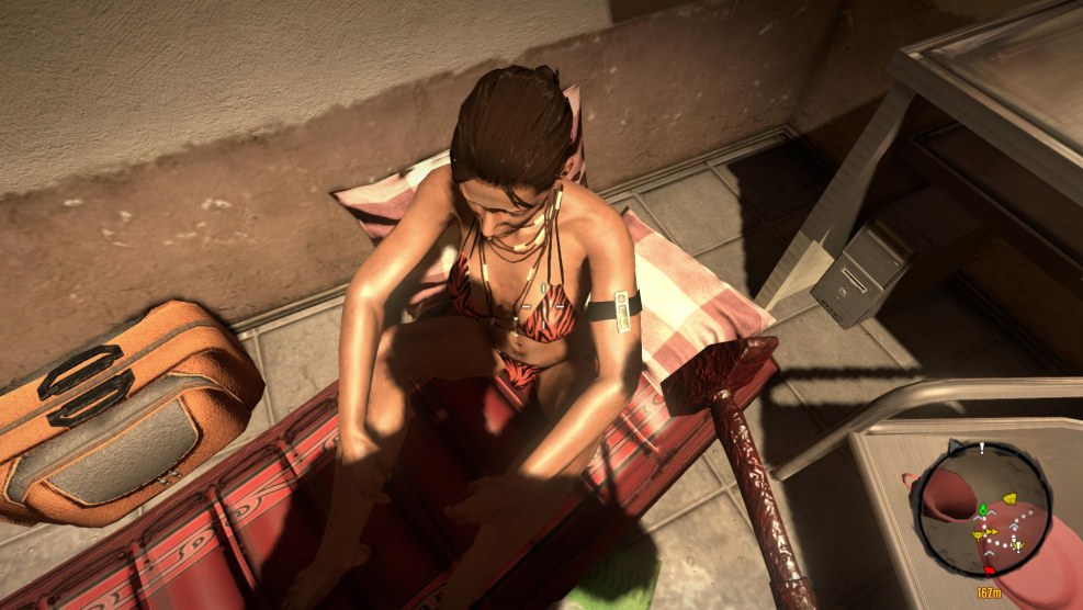 Naked Harlow of Dead Island Riptide