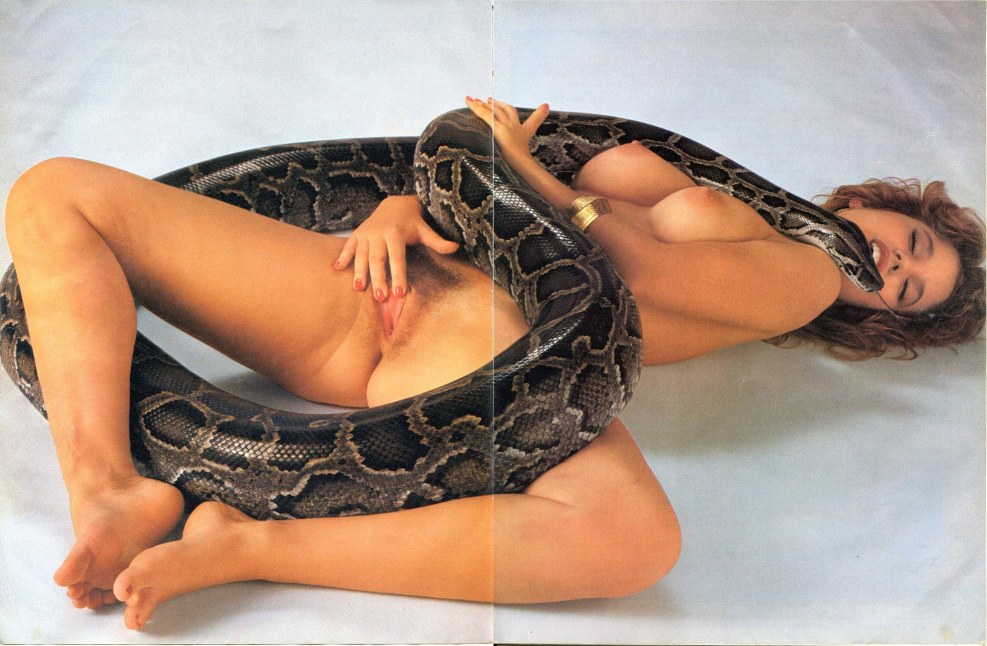 Erotic girls and snakes