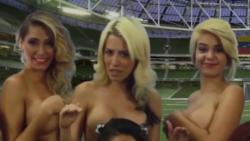 Naked TV presenters live