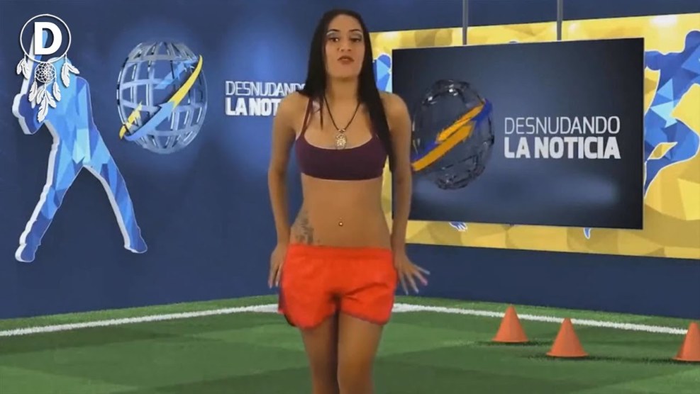 TV presenter from Venezuela Yuvi Palyares