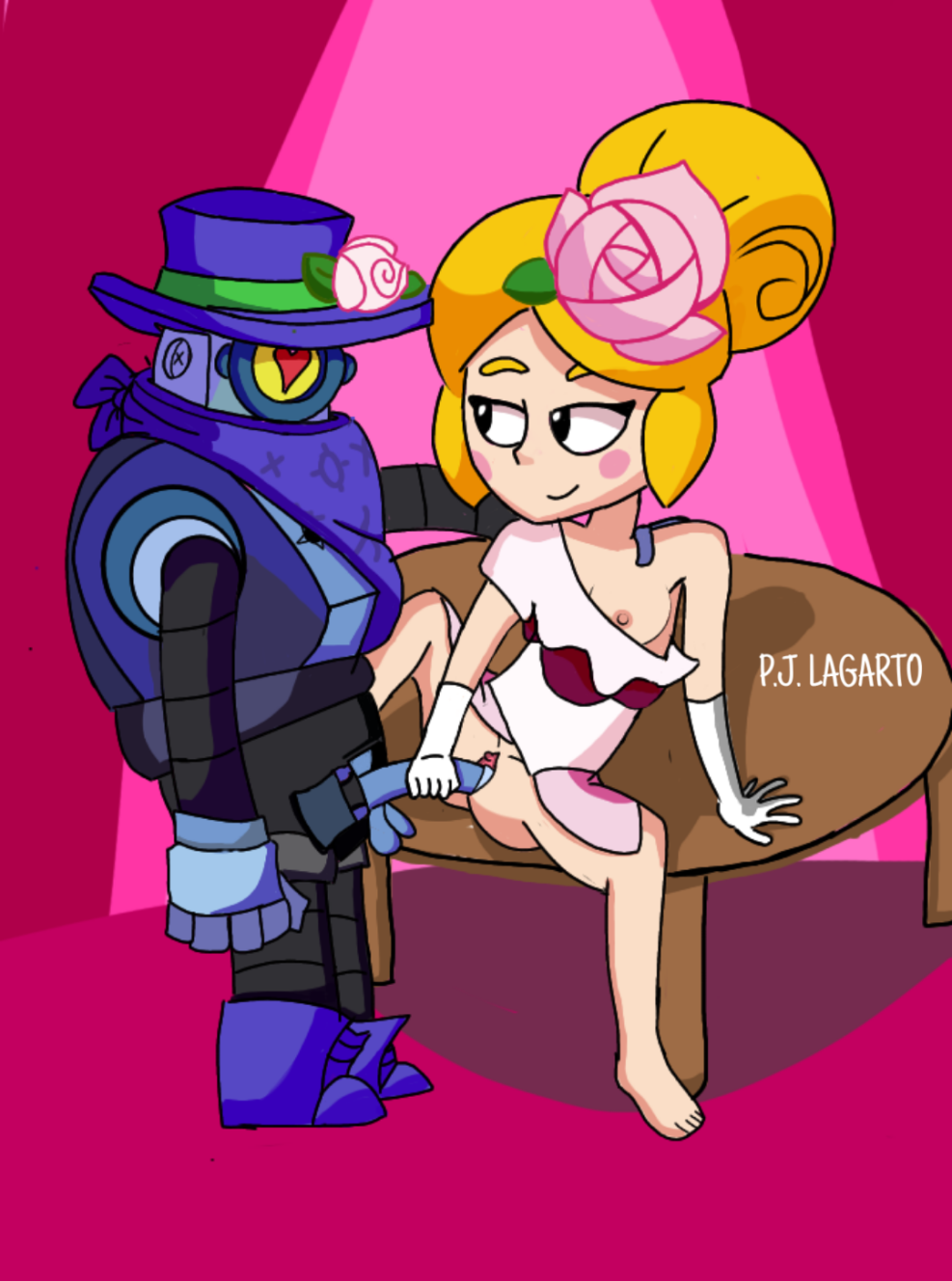 Naked Pam from Brave Stars XXX