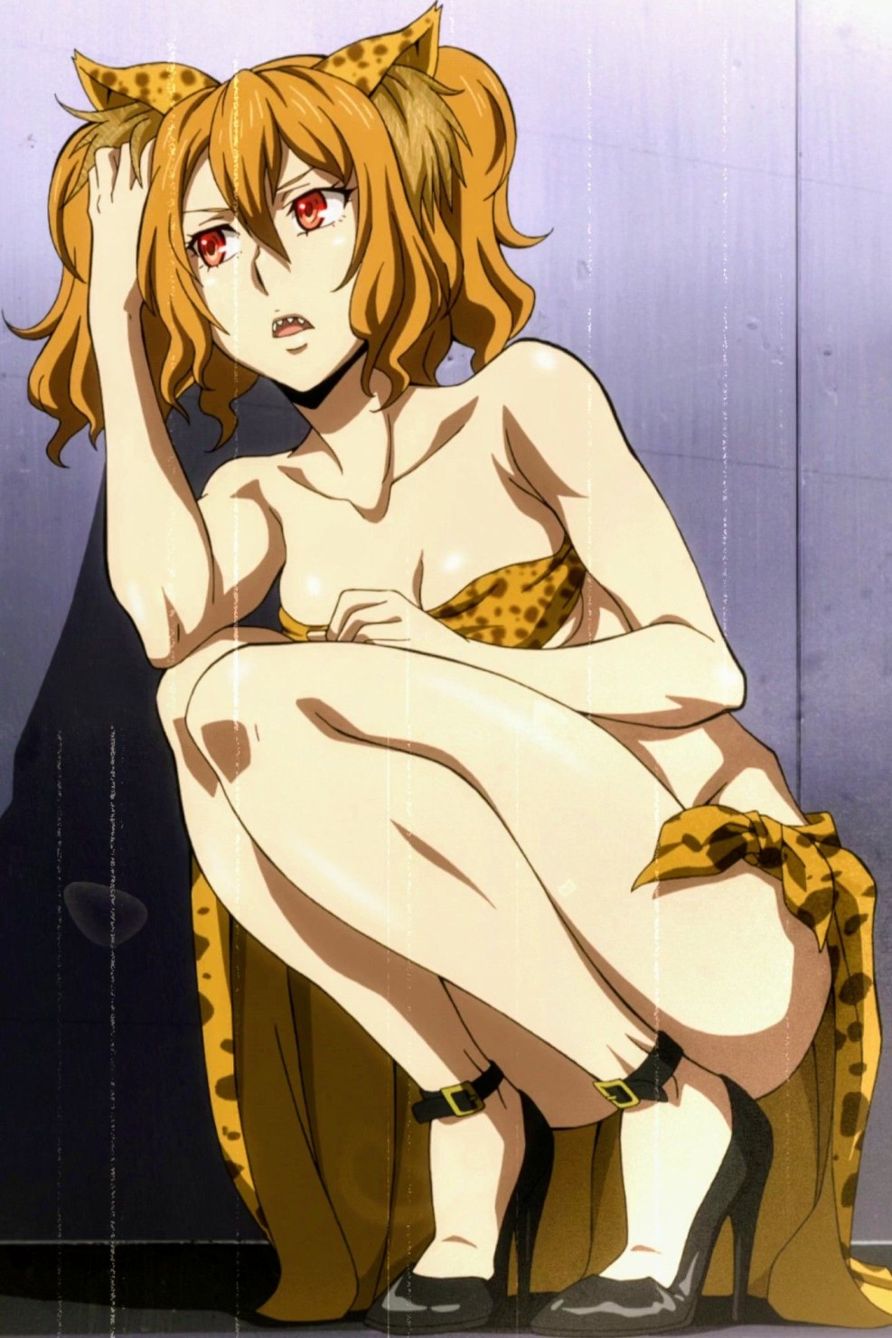 Anime Death Bite Hitting Udzaki