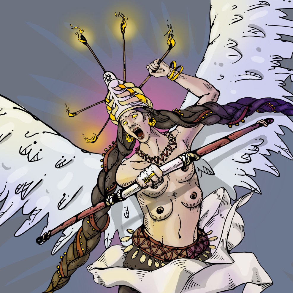 Goddess Ishtar Drying