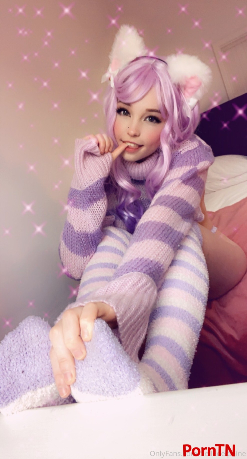 Belle Delphi ended on face