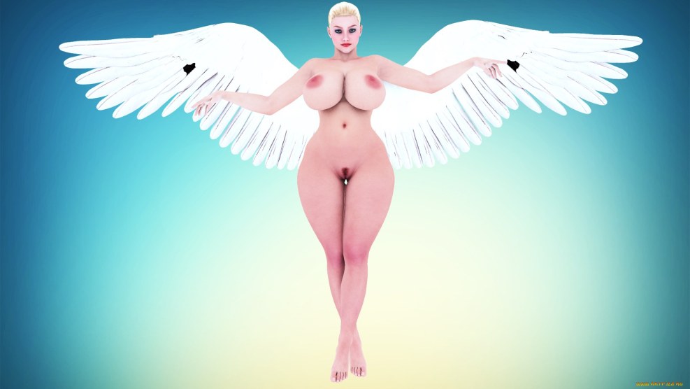 Porryrfoto naked with butterfly wings