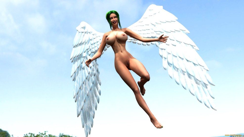 Naked Evi Angel Tits Wallpaper