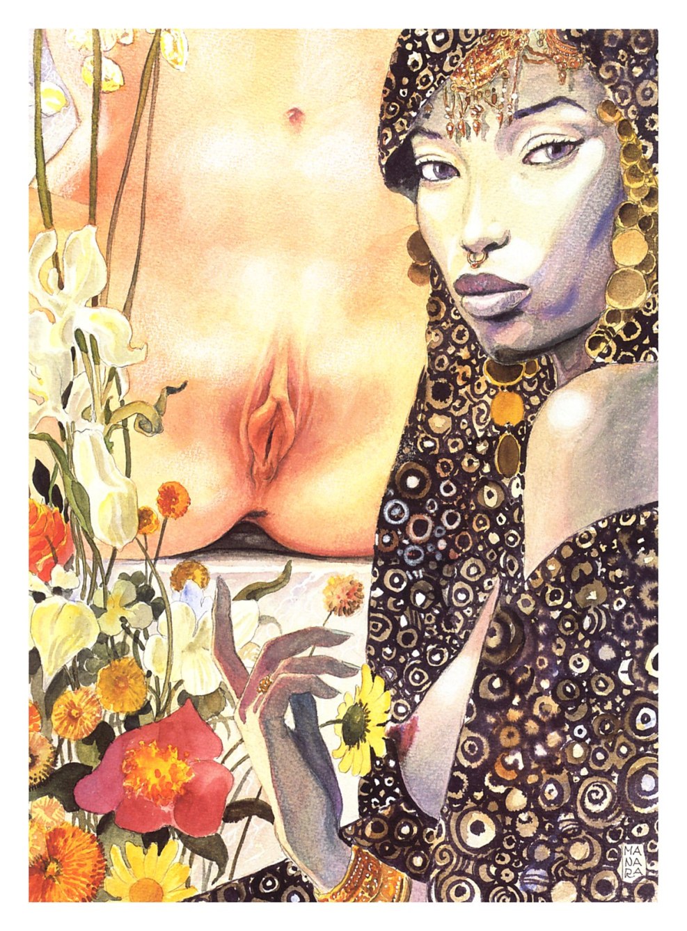 Erotic comics Manara