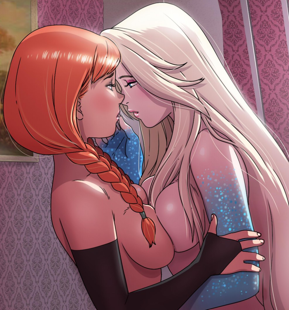 Naked Elsa and Anna Small