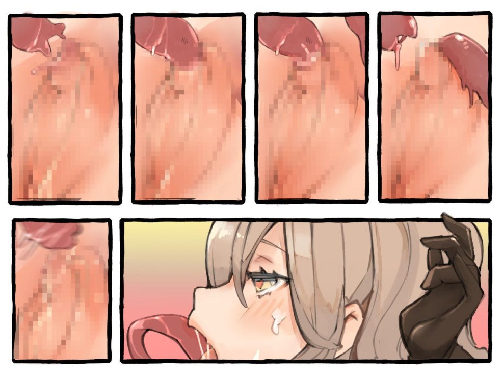 Japanese girls hairy spread