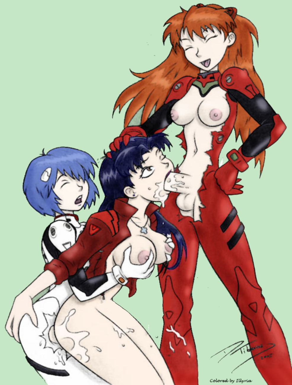 Evangelion yuri hentai фото 88