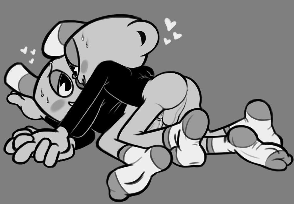 Cuphead and Mugman Hentai Comics