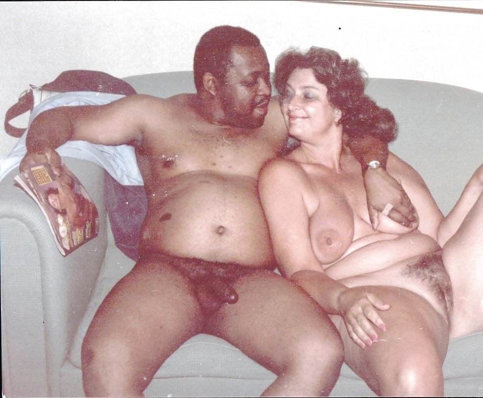 Naked mature couple retro