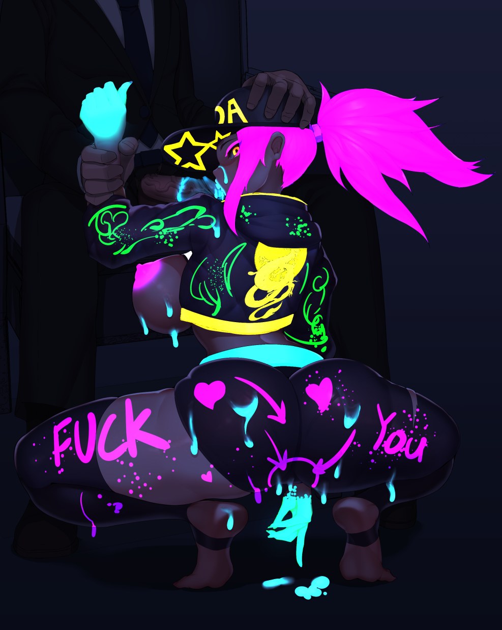 League Legends Hentai Akali Kda Neon