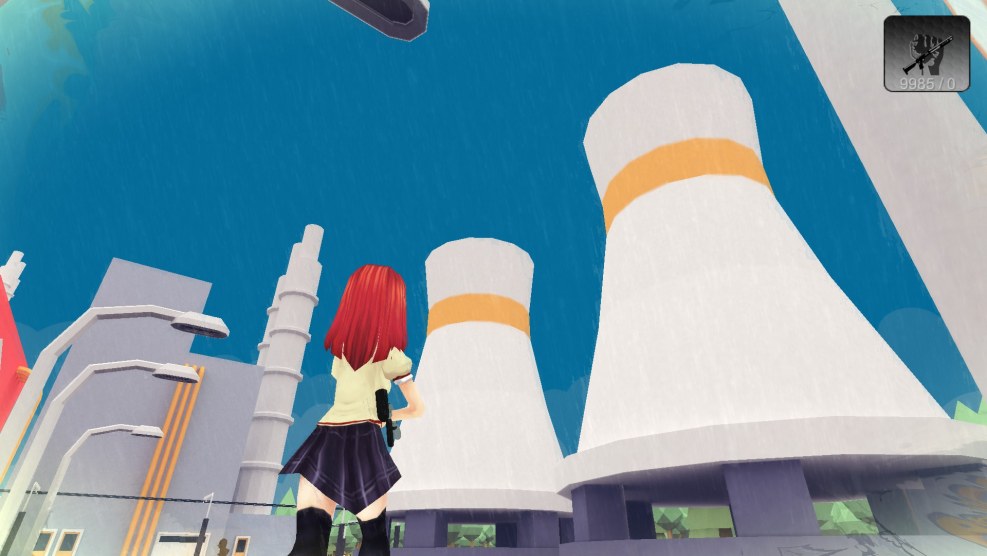 Raisen Udongoen Inaba in a swimsuit