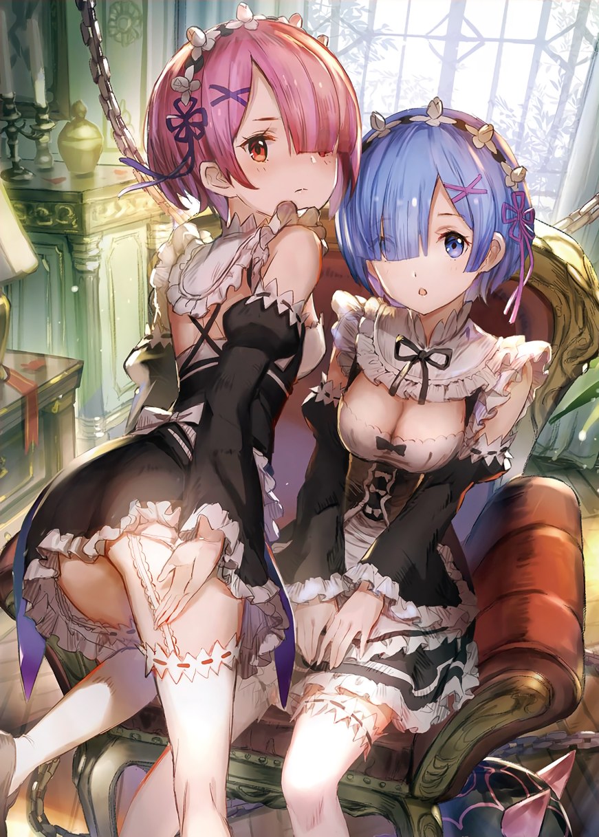 Ram Rem and Emilia Yuri Hentai