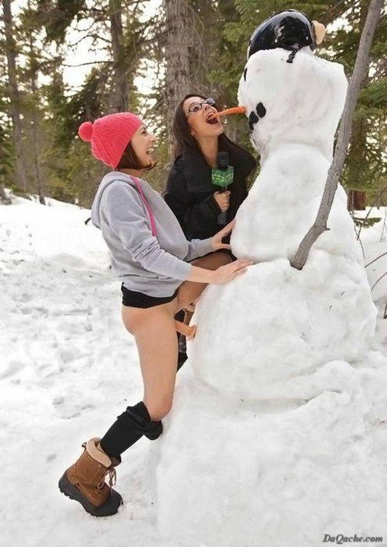 Porn Santa Claus and Snowman