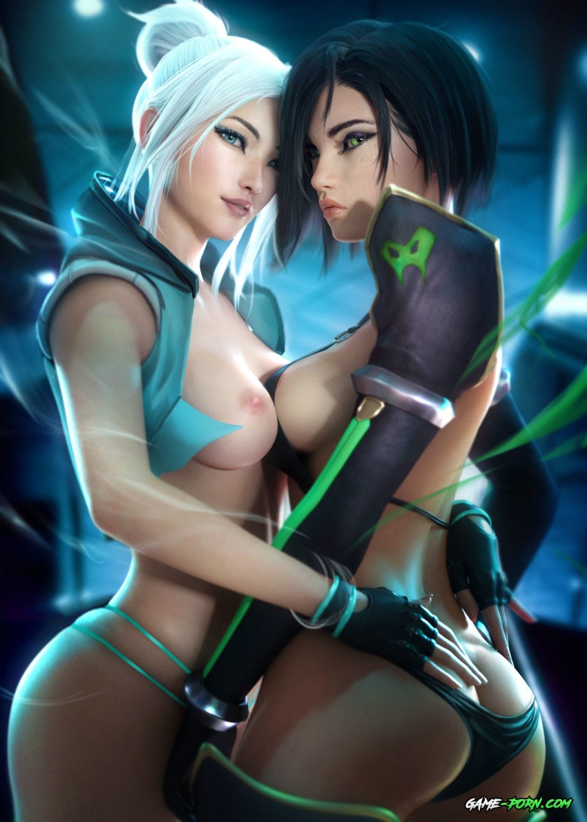 Naked characters from Valorant