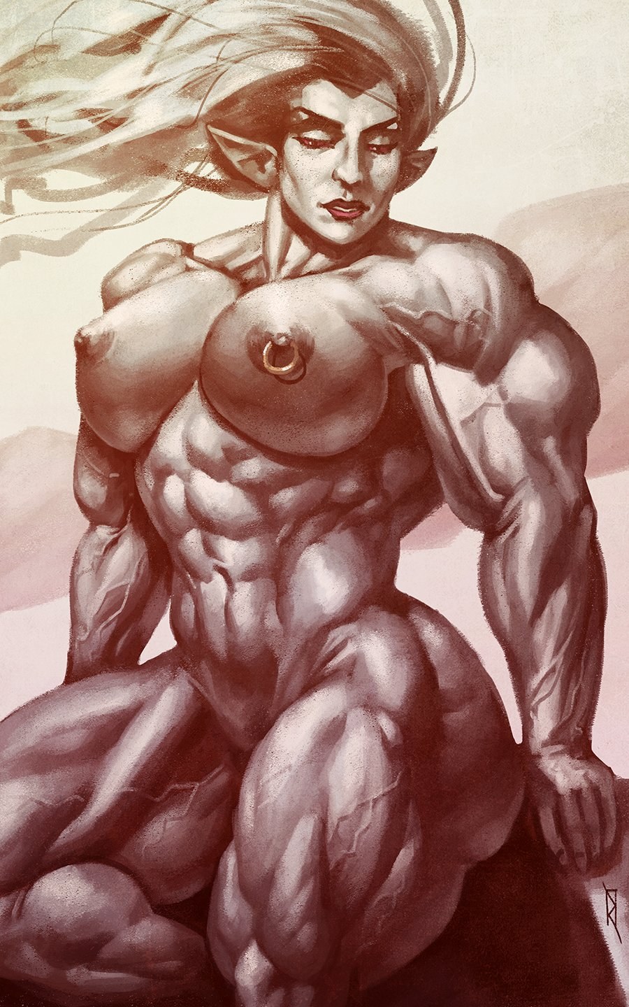 Muscular woman Hentai incest