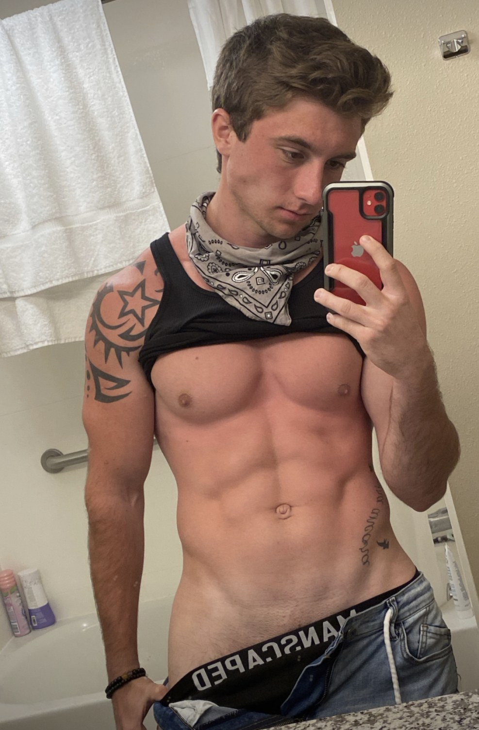 Photo of Naked porn actor Donny Forza