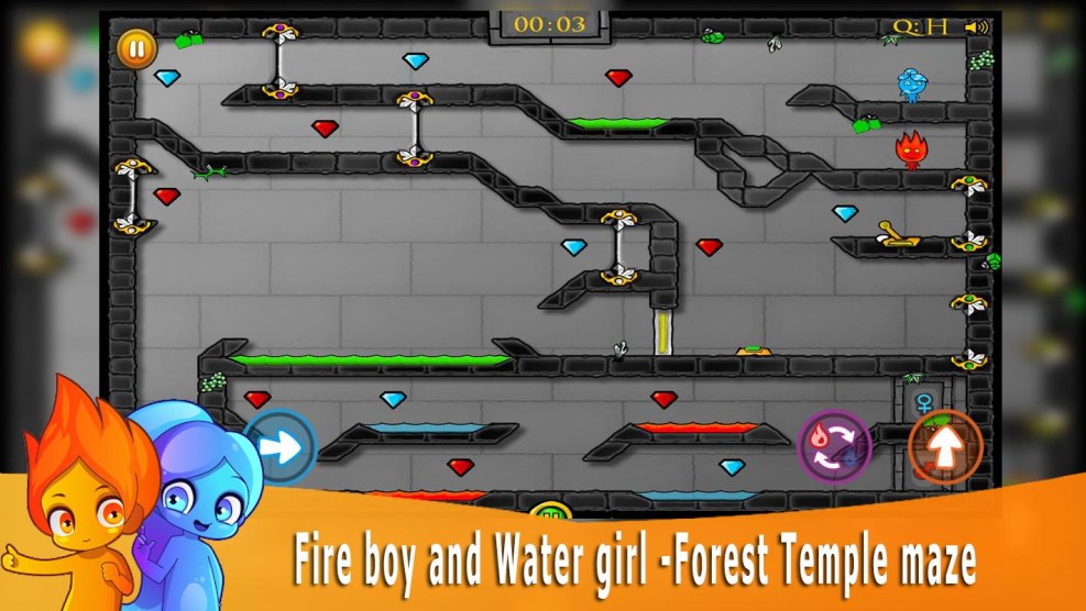 Game fire and water 4