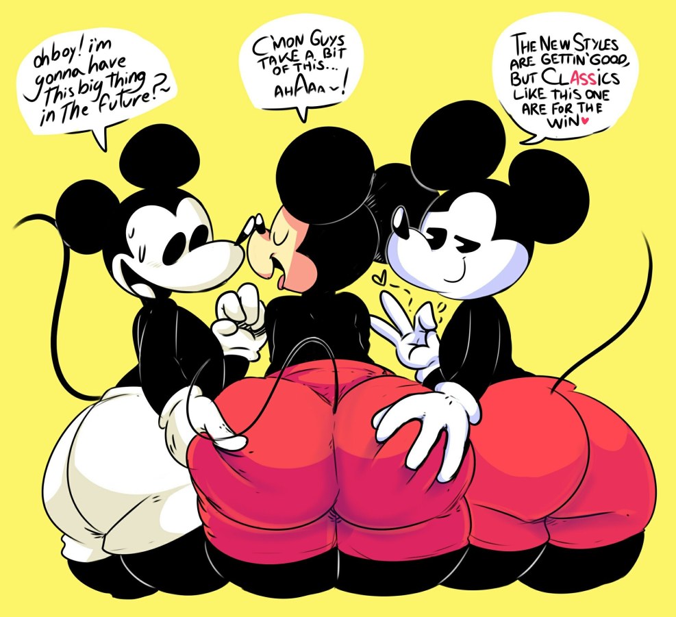 Porn actress Mickey Mouse