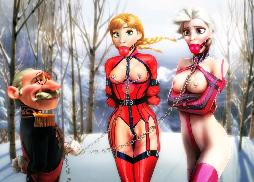Elsa and Anna Hentai BDSM