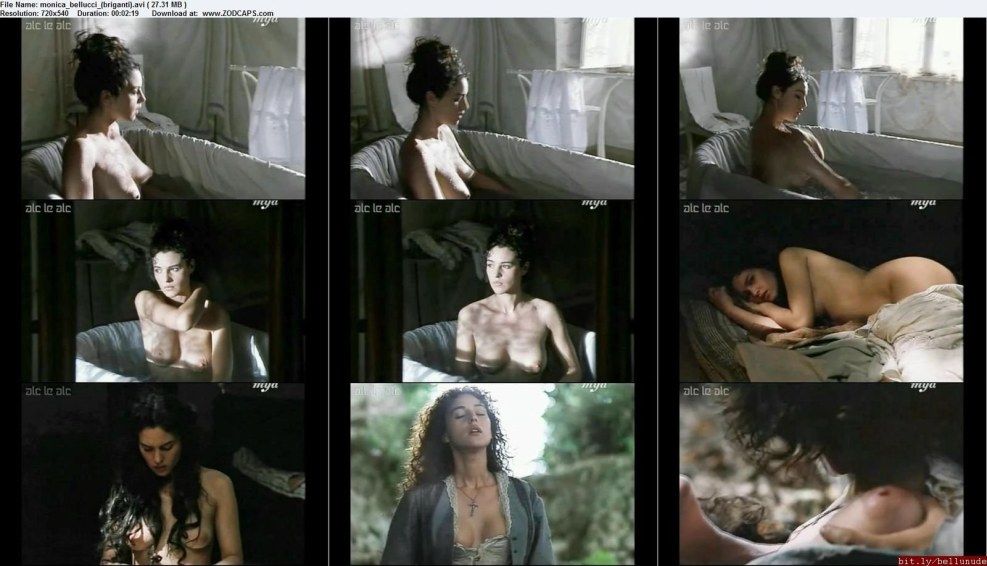 Monica Bellucci Naked in the film