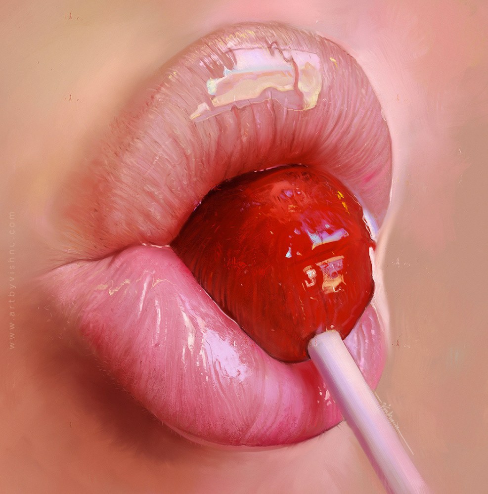 Lolly Lips close -up
