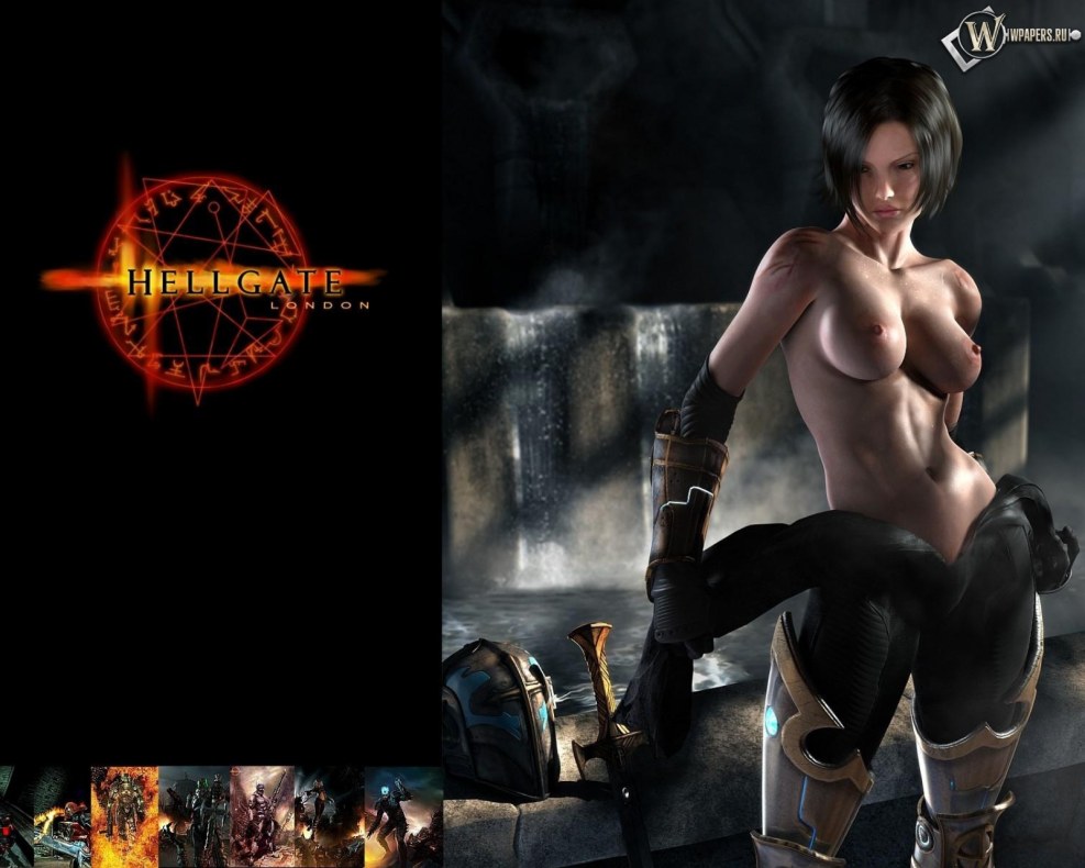 Naked heroines from games wallpaper