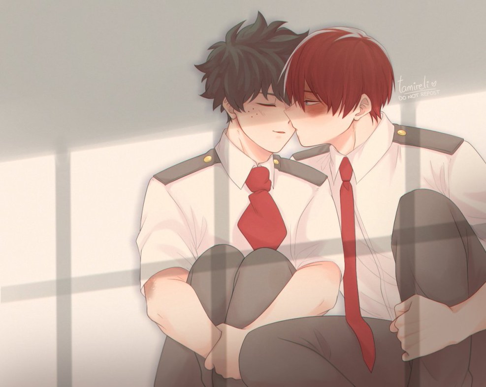 Todoroki Shouto X Midoriya Izuku Yaoi Hentai