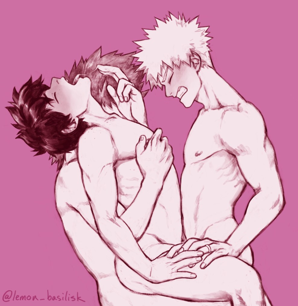 Midoria Izuku and Bakugou Katsuki Hentai