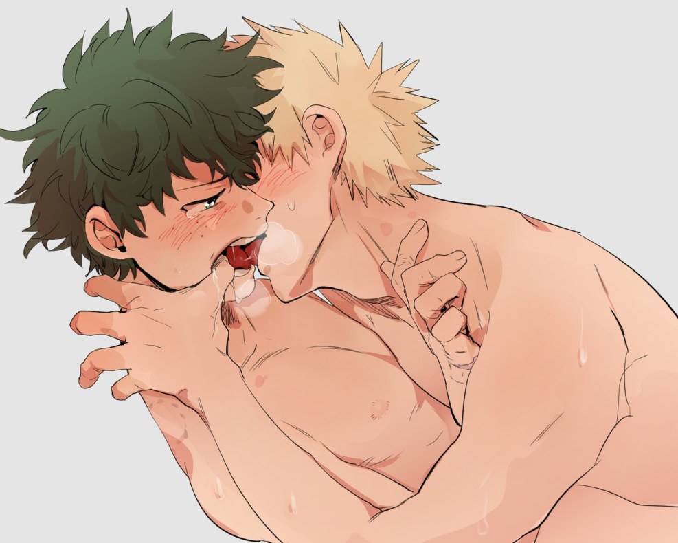 Todoroki and Midoria Yaoy BDSM