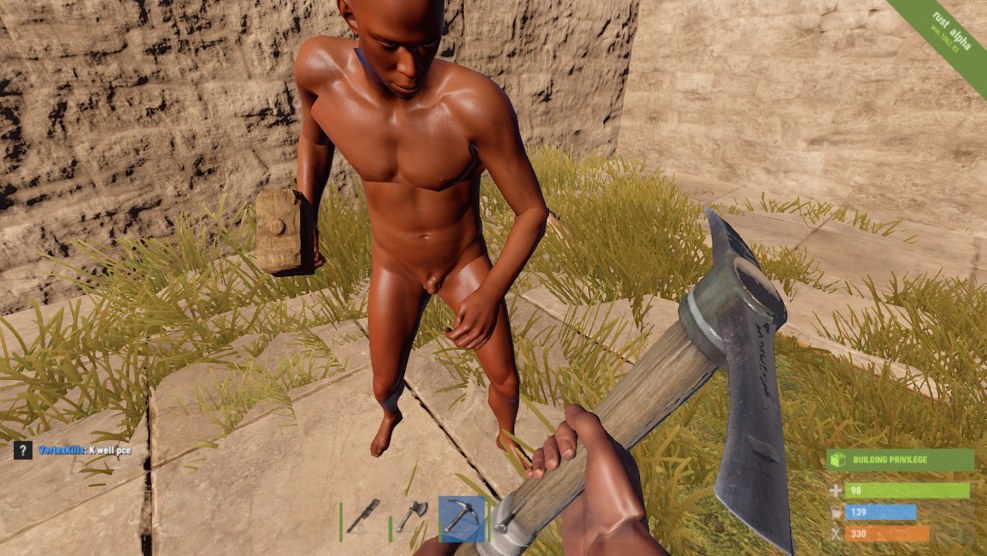 Naked character in the Russian