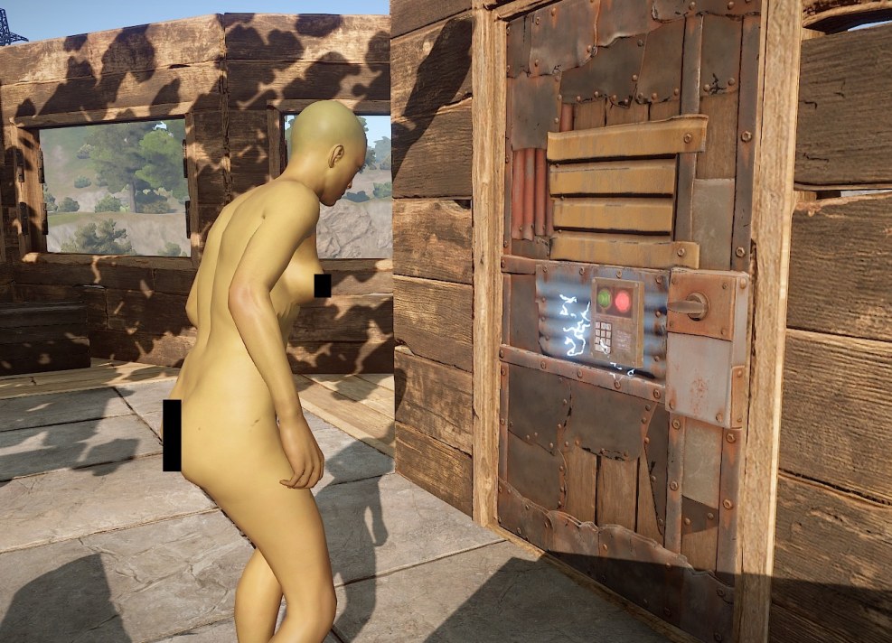 Naked woman from Rasta