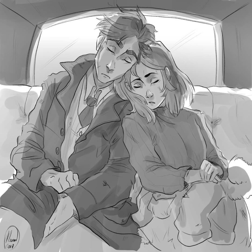 Rumpel and Belle and Gideon