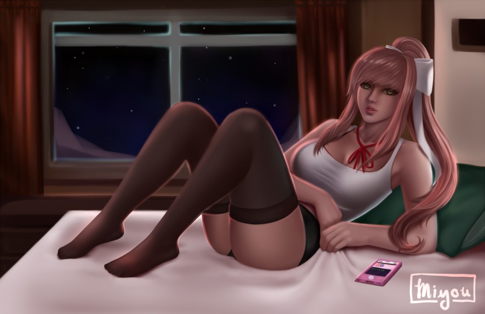 Natsuki docks Futanari