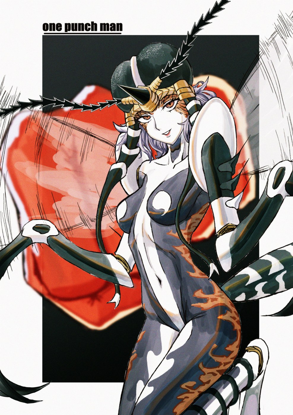 One Punch Man Queen Moskitov Tits