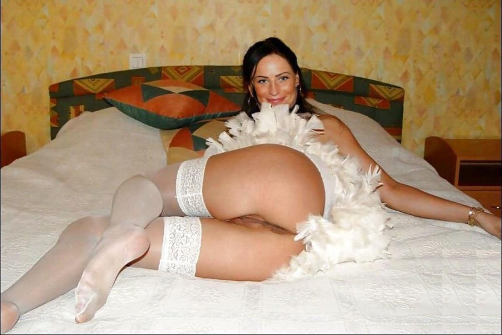 Brides in stockings naked private