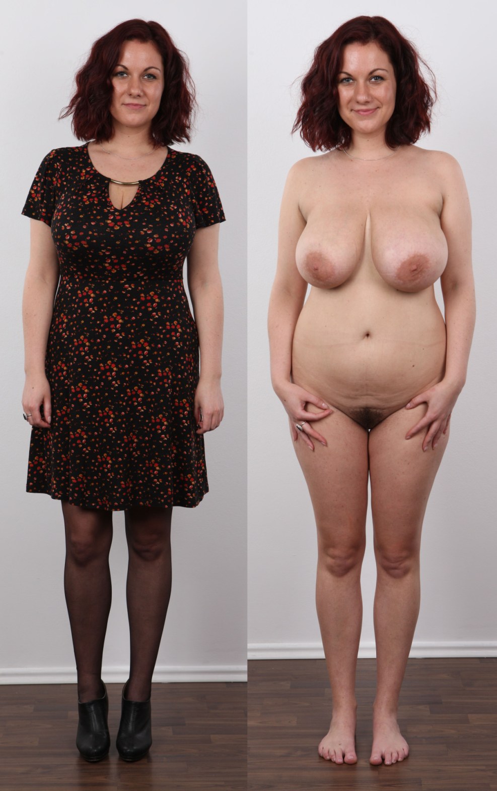 Casting of naked bbw