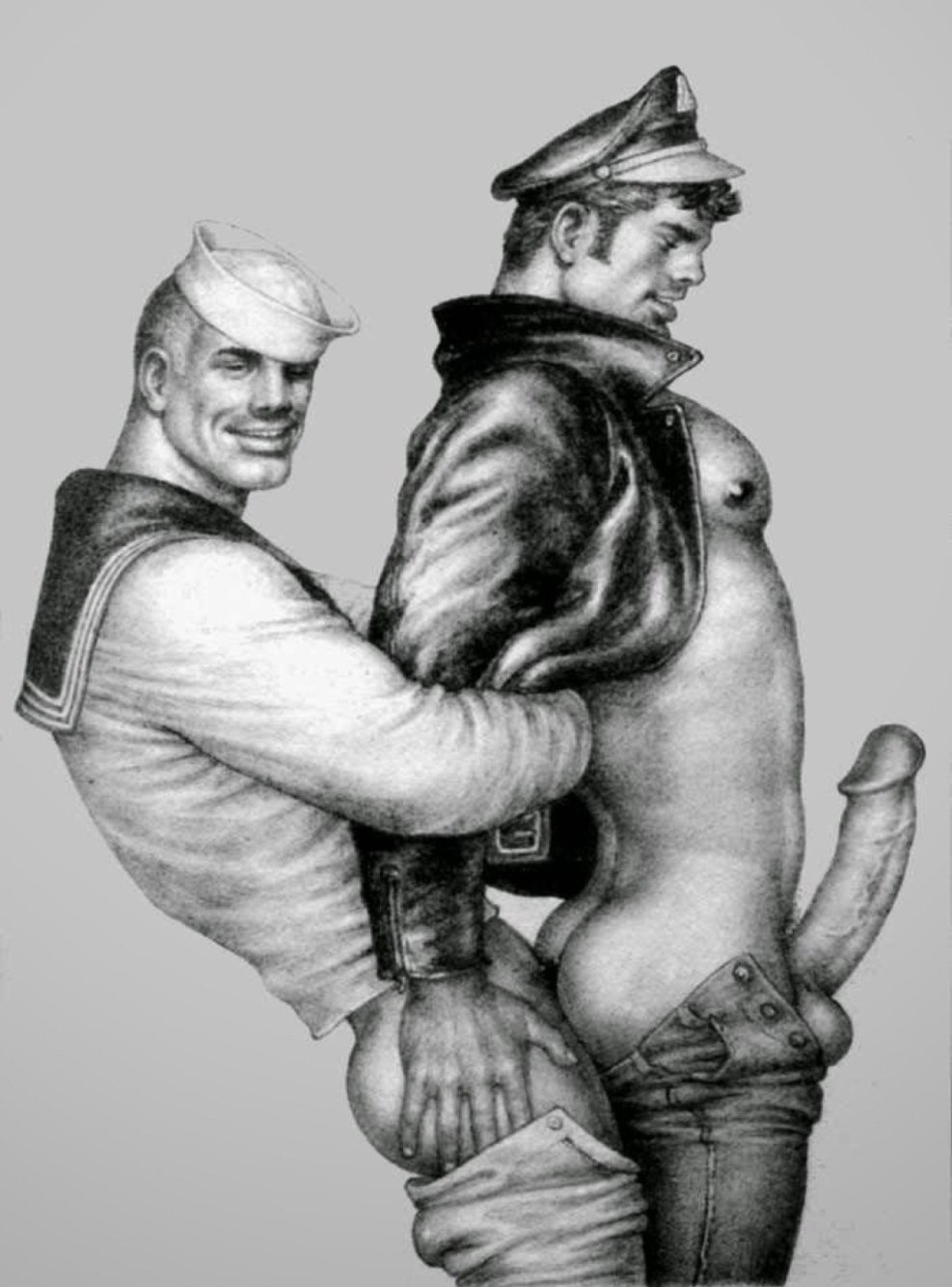Tom of Finland Ballbasting Orgasm