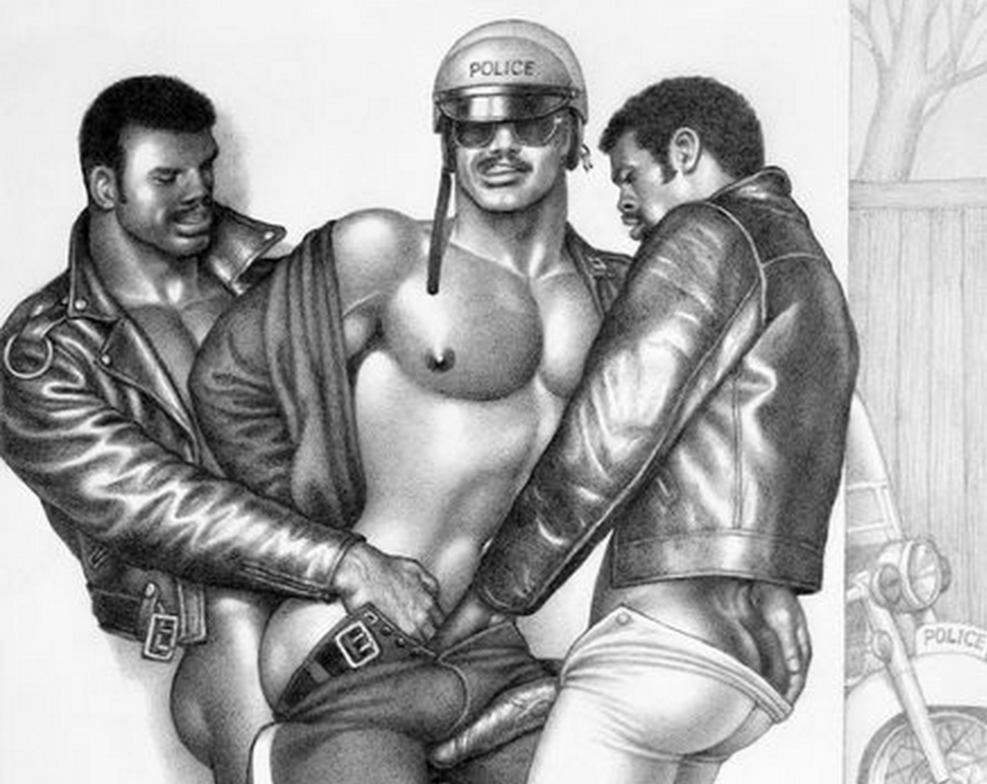 Bdsm yaoi police Tom Finland