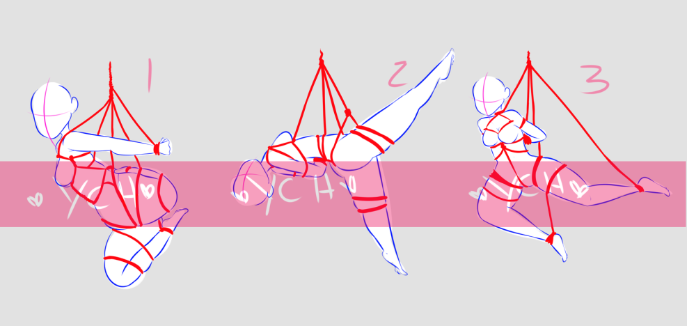 YCH HENTAI drawing postures