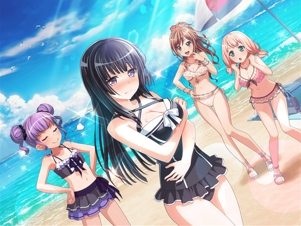 Wet days of summer anime