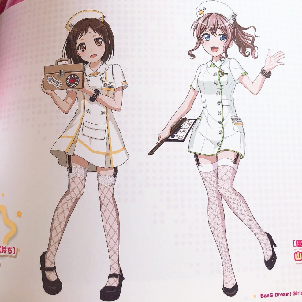 Anime chan in pantyhose art