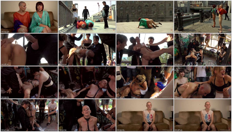 The girl was finished in public