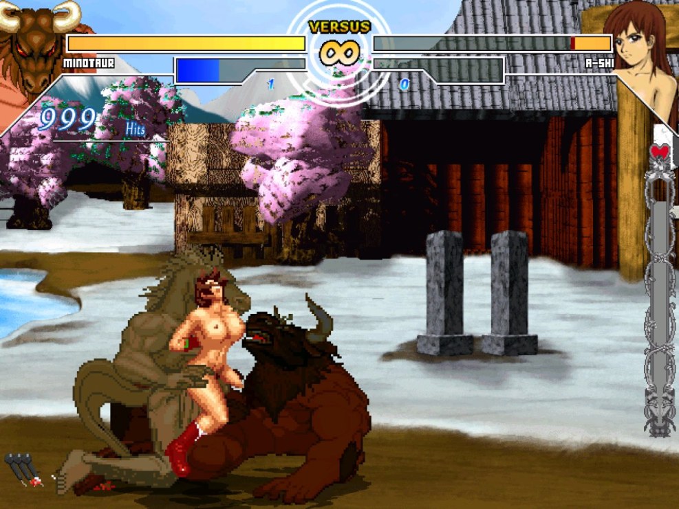 Hentai game oni harami no miko-kyouran mugen jutai jigoku ni otsu