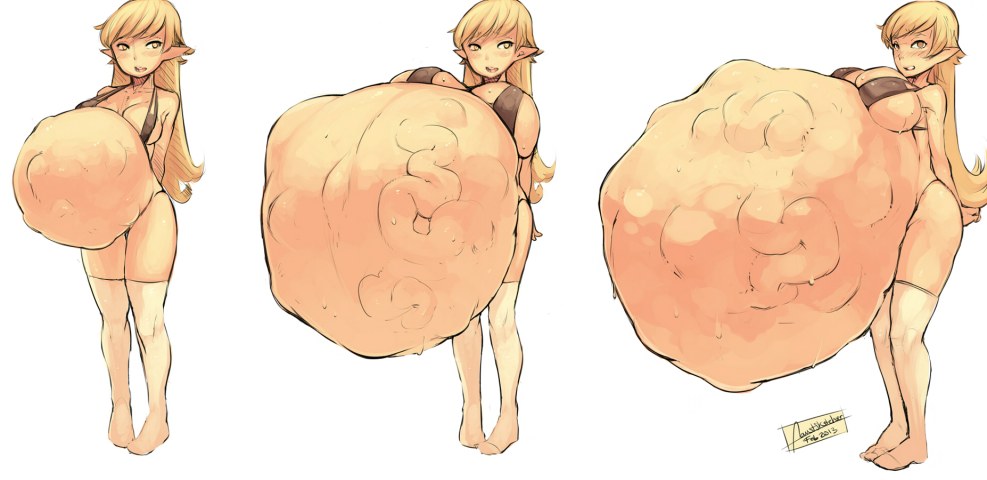 Belly Inflation Hentai